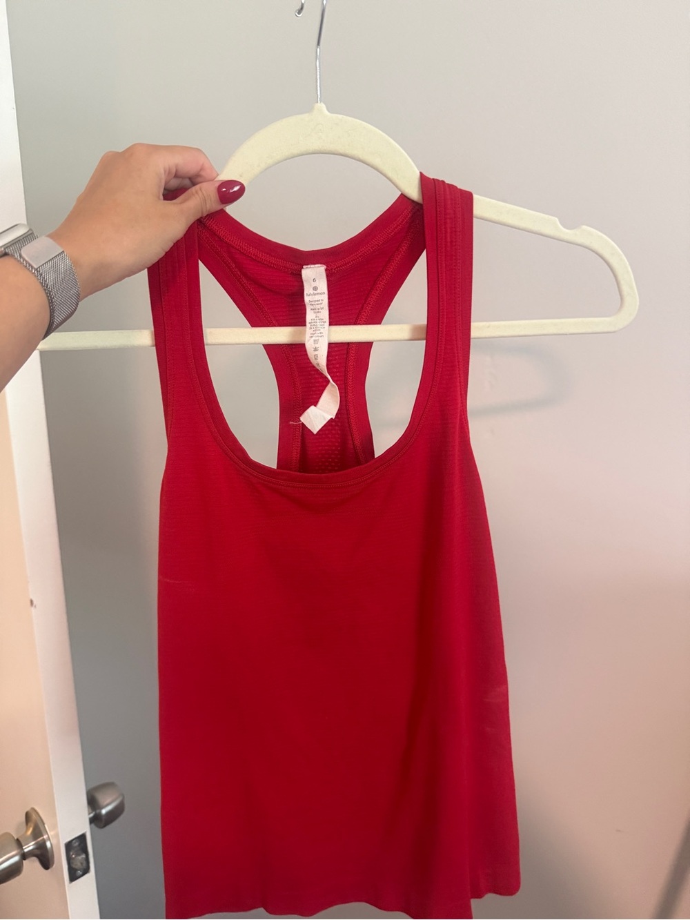 Red Racerback Tank Top - Lululemon
